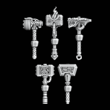 Legio Draconis One Handed Thunder Hammers - Left Handed - Set of 5 - Archies Forge