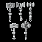 Legio Draconis One Handed Thunder Hammers - Right Handed - Set of 5 - Archies Forge