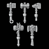 Legio Draconis One Handed Thunder Hammers - Right Handed - Set of 5 - Archies Forge