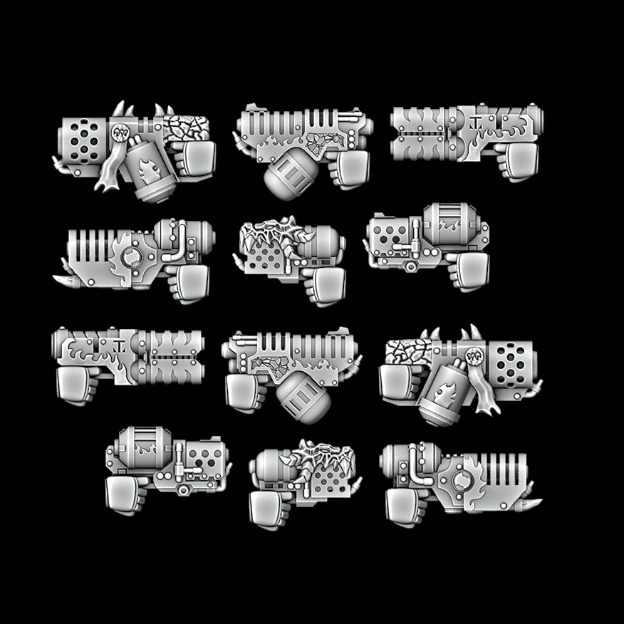 Legio Draconis Pistols - Set of 12 - Archies Forge