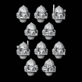 Legio Draconis Spiked Firstborn Helmets - Set of 10 - Archies Forge