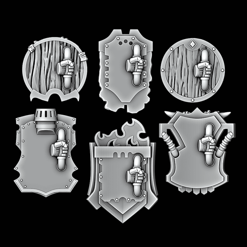 Legio Draconis - Storm Shields - Set of 6 - Archies Forge