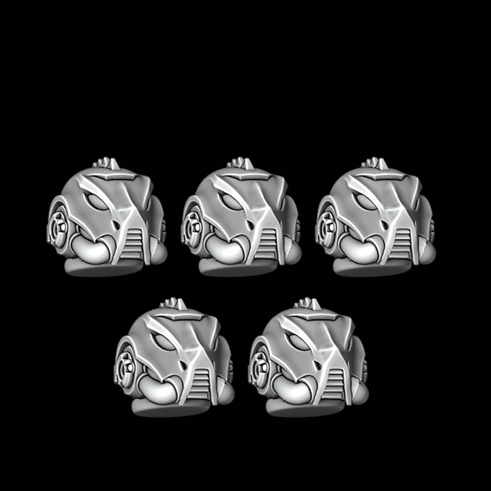 Legio Draconis Terminator Helmets - Set of 5 - Archies Forge