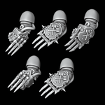 Legio Draconis Terminator Lightning Claws - Left Handed - Set of 5 - Archies Forge