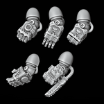 Legio Draconis Terminator Power Fists - Set of 5 - Archies Forge