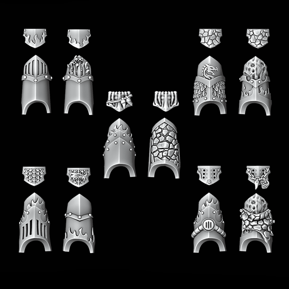 Legio Draconis Terminator Shins - Set of 10 - Archies Forge