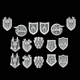 Legio Draconis Tilting Shields - Set of 16 - Archies Forge