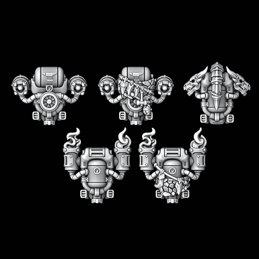 Legio Draconis Veteran Backpack - Set of 5 - Archies Forge