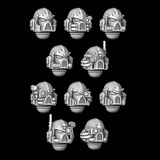 Legio Draconis Veteran Firstborn Helmets - Set of 10 - Archies Forge