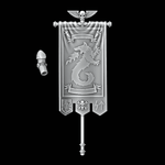 Legio Fenris Firewolves Banner - Archies Forge