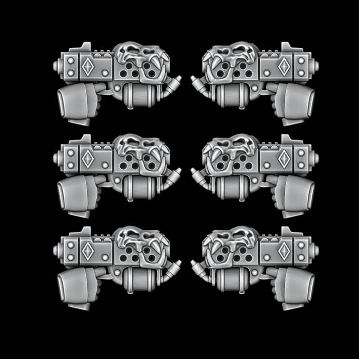 Legio Fenris Hand Flamers - Set of 6 - Archies Forge