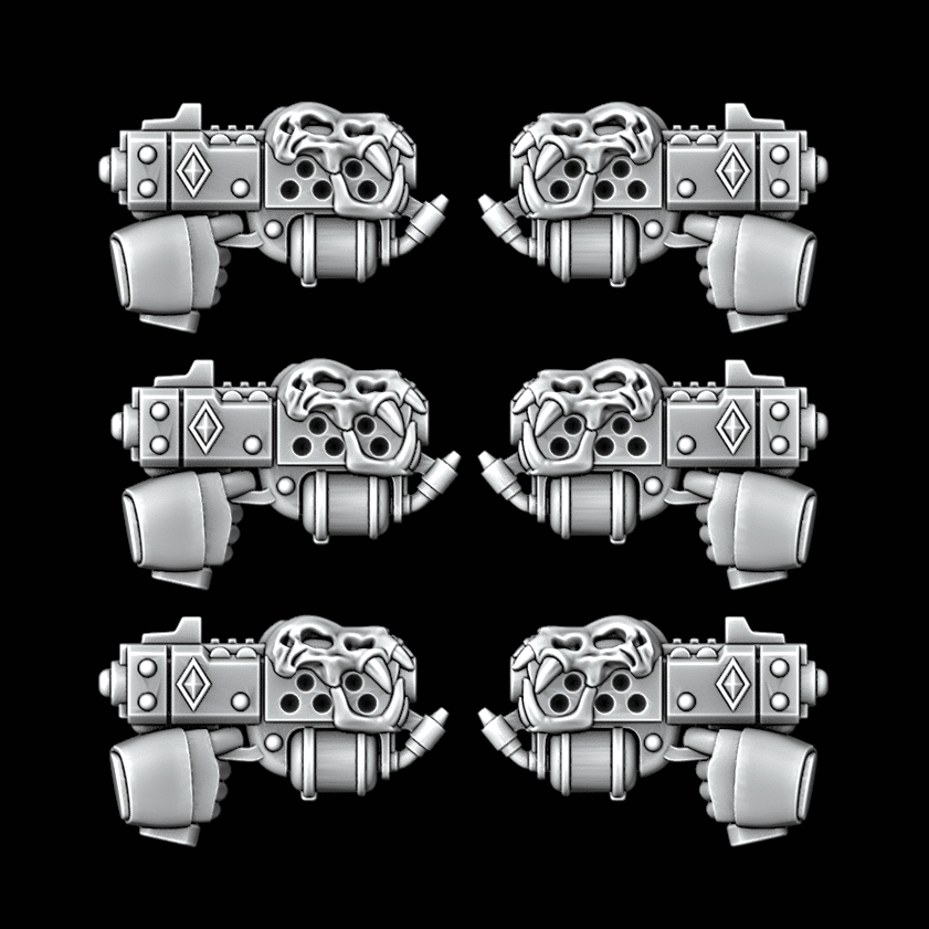 Legio Fenris Hand Flamers - Set of 6 - Archies Forge