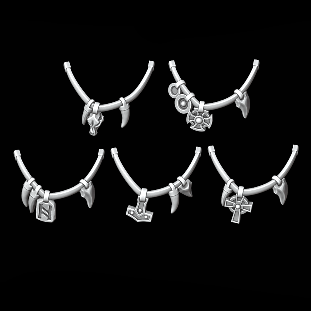 Legio Fenris Necklaces - Set of 5 - Archies Forge