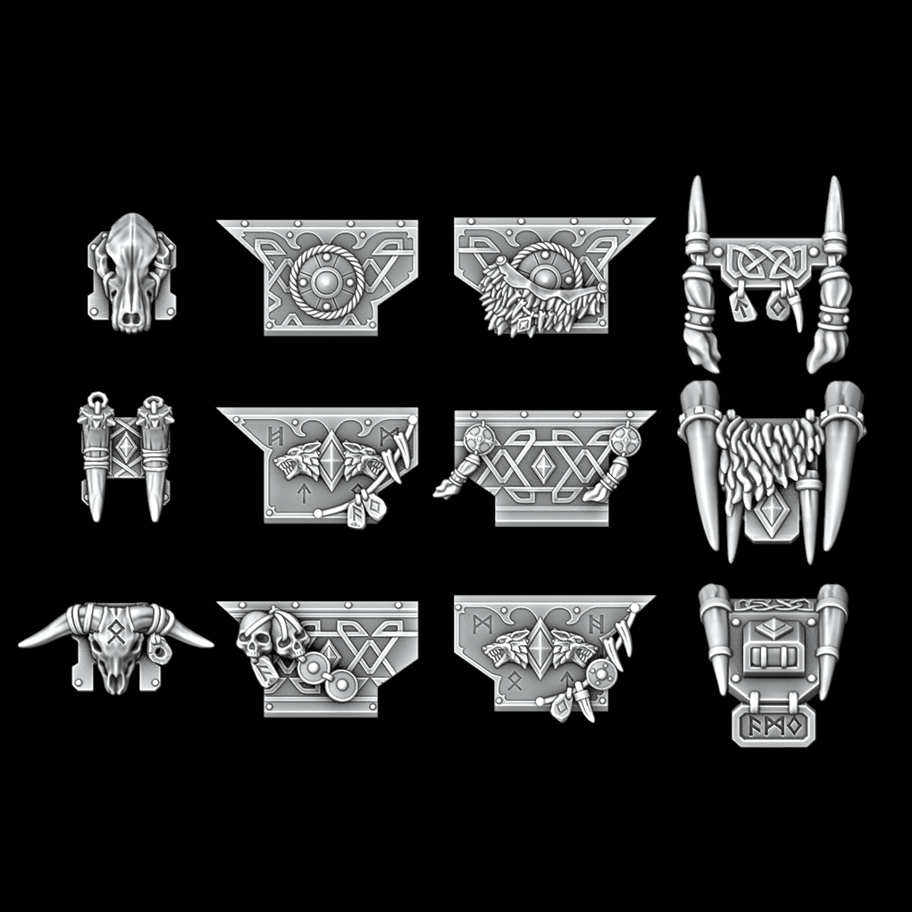 Legio Fenris Ornate Outrider Kit - Set of 3 - Archies Forge