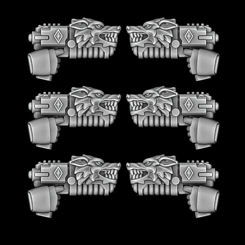 Legio Fenris Plasma Pistol - Set of 6 - Archies Forge