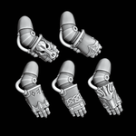Legio Fenris Power Fists - Set of 5 - Right Handed - Archies Forge