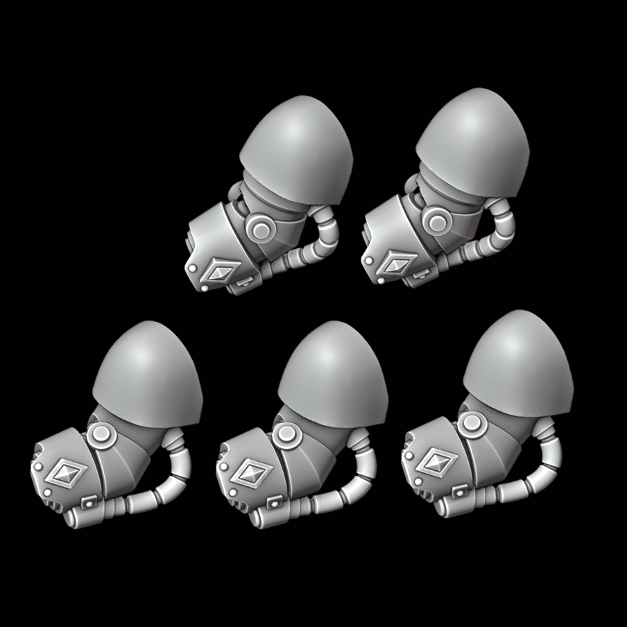 Legio Fenris Terminator Arms - Set of 5 - Left Handed - Archies Forge