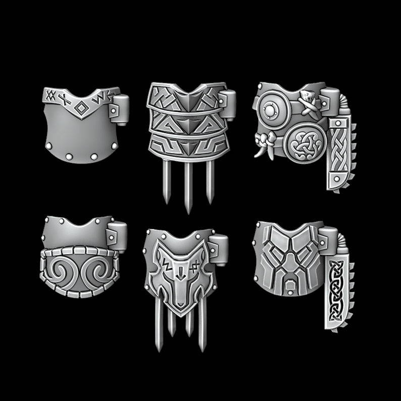 Legio Fenris Terminator Fist Covers - Set of 6 - Archies Forge