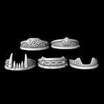 Legio Fenris Terminator Gorgets - Set of 5 - Archies Forge