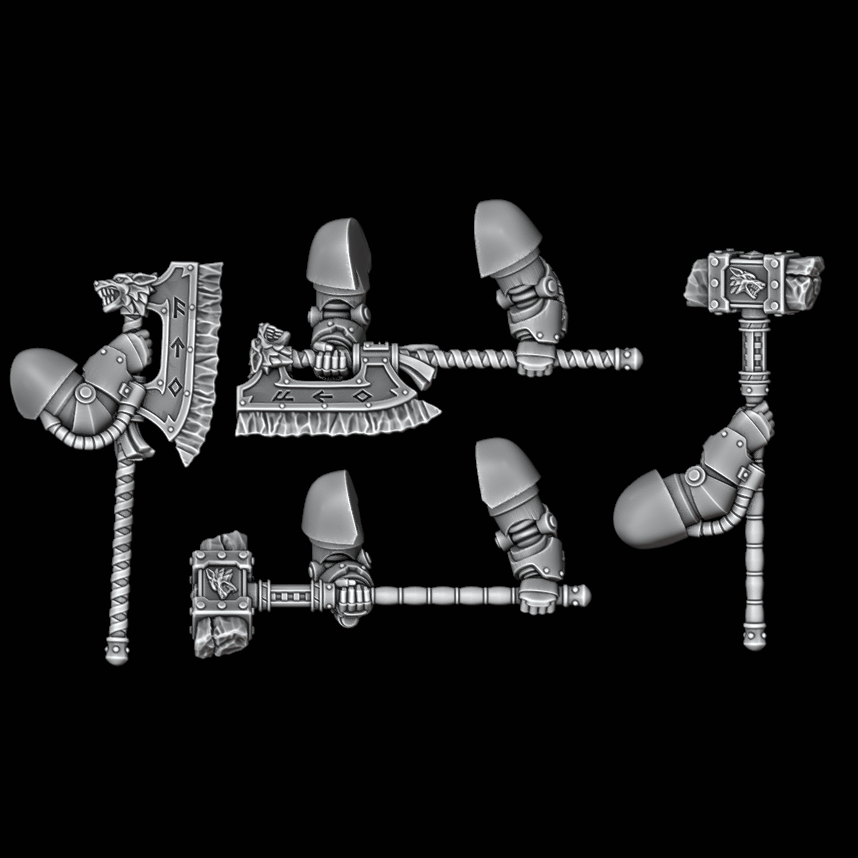 Legio Fenris Terminator Heavy Weapons - Set of 4 - Archies Forge
