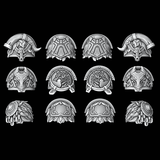 Legio Fenris Terminator Shoulder Pads - Set of 12 - Archies Forge