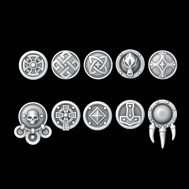 Legio Fenris Tilting Shields - Set of 10 - Archies Forge