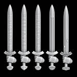 Legio Fenris Viking Swords - Set of 5 - Left Handed - Archies Forge