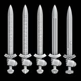 Legio Fenris Viking Swords - Set of 5 - Left Handed - Archies Forge