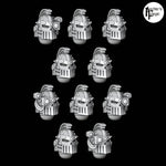 Legio Iron - Skull Helmets - Small Crest - Set of 10 - Archies Forge