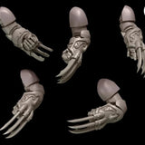 Legio Sanguine - Lightning Claws - Set of 5 - Left Handed - Archies Forge