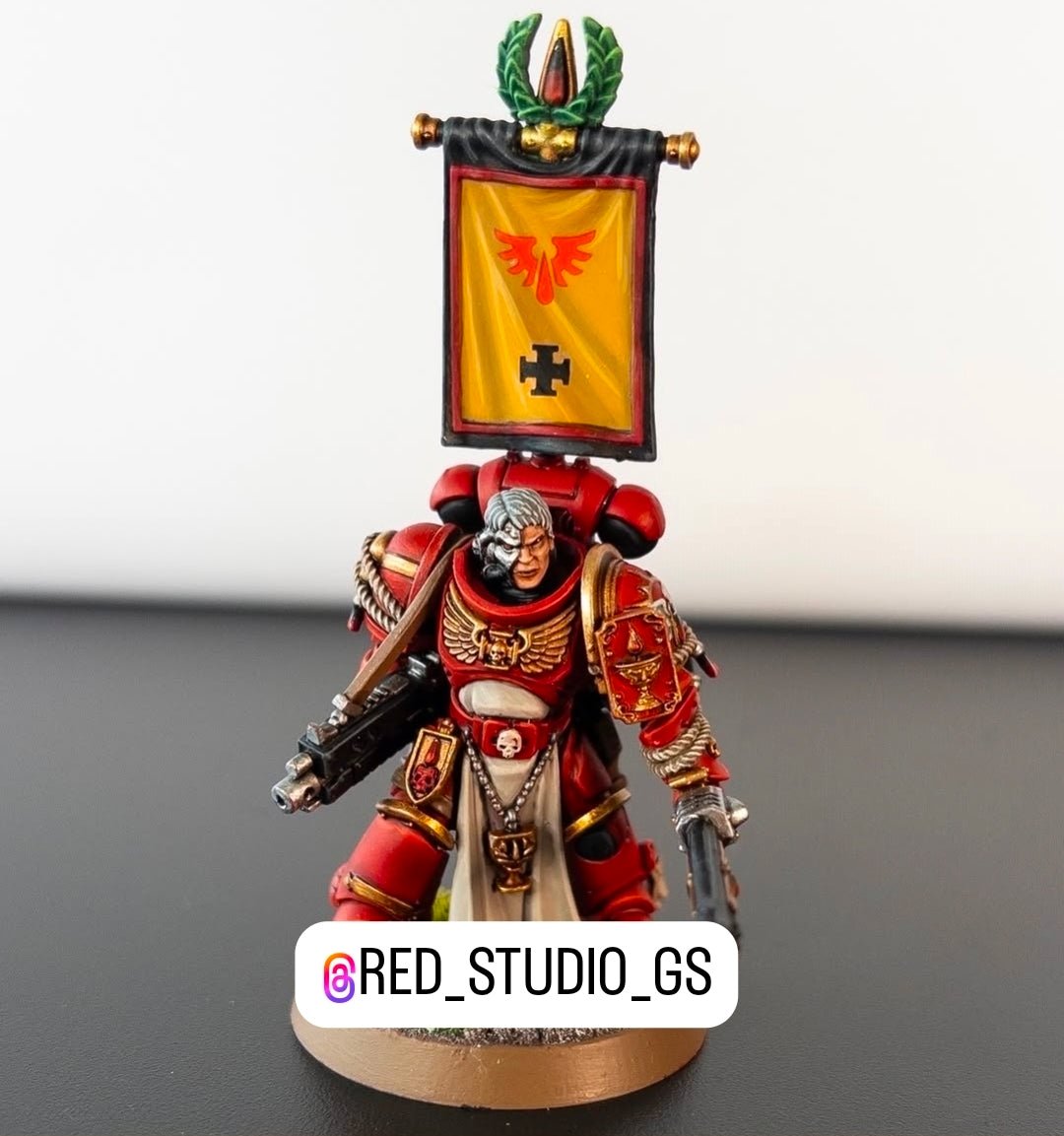 Legio Sanguine Marine Heads - Set of 10 - Archies Forge