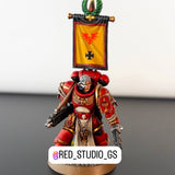 Legio Sanguine Marine Heads - Set of 10 - Archies Forge