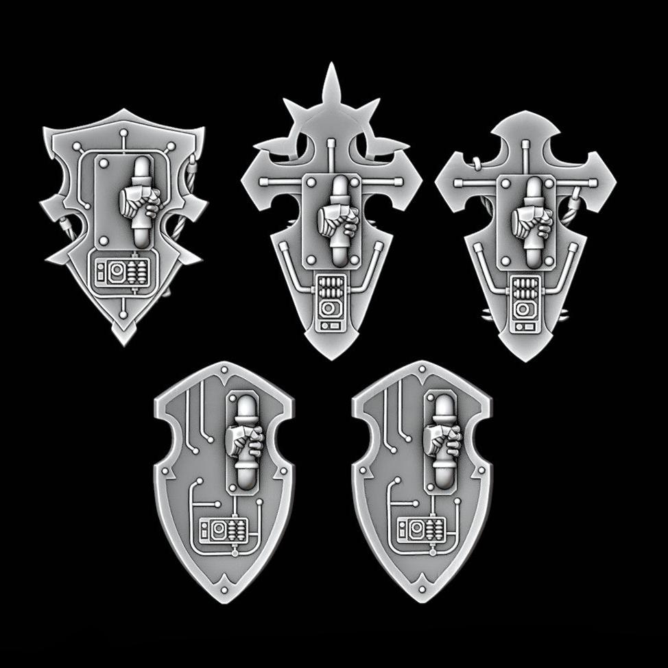 Legio Sanguine - Ornate Storm Shields - Set of 5 - Archies Forge