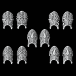 Legio Sanguine Ornate Terminator Shin Plates - Set of 5 - Archies Forge