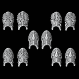 Legio Sanguine Ornate Terminator Shin Plates - Set of 5 - Archies Forge