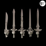 Legio Sanguine - Power Swords - Set of 5 - Right Handed - Archies Forge