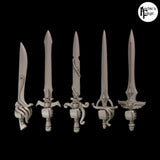 Legio Sanguine - Power Swords - Set of 5 - Right Handed - Archies Forge