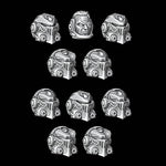 Legio Sanguine Terminator Knight Helmets - Set of 10 - Archies Forge