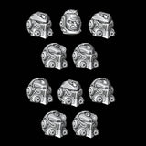 Legio Sanguine Terminator Knight Helmets - Set of 10 - Archies Forge