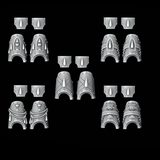 Legio Sanguine Terminator Shin and Hip Plates - Set of 5 - Archies Forge
