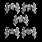 Legio Sanguine - Winged Jump Packs - Set of 5 - Archies Forge