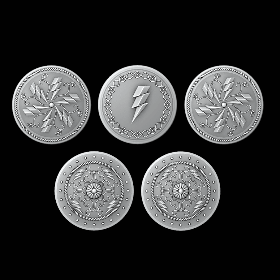 Legio Storm Shields - Set of 5 - Archies Forge