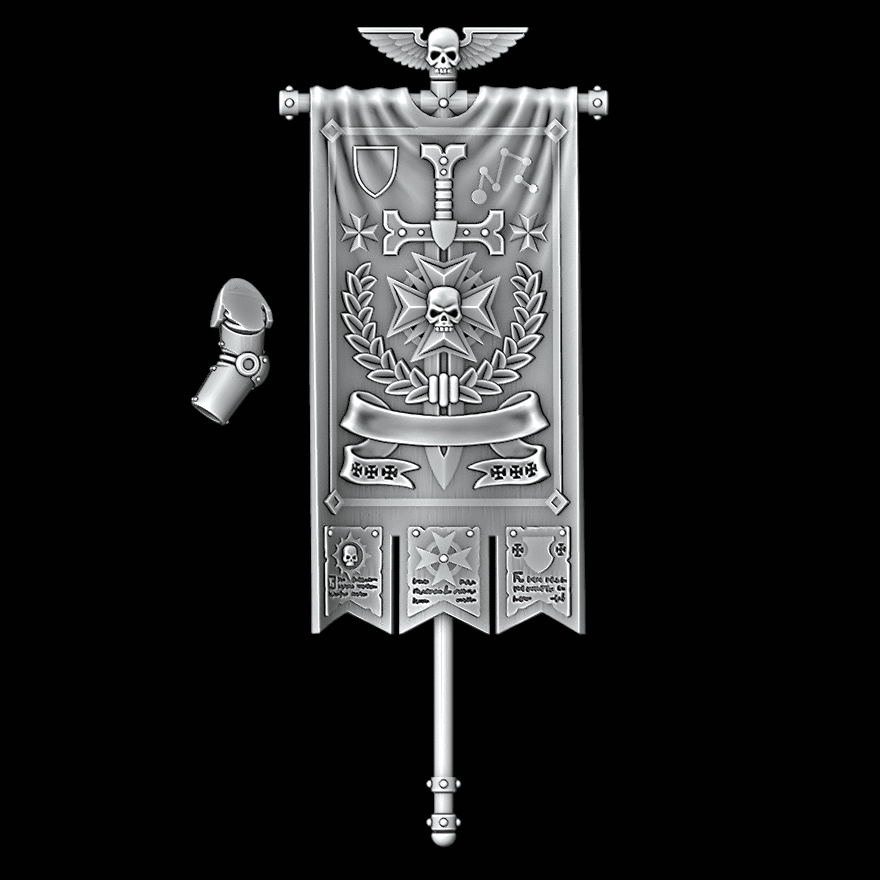 Legio Templaris Banner - Archies Forge