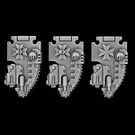 Legio Templaris - Bolter Chainshields - Set of 3 - Archies Forge