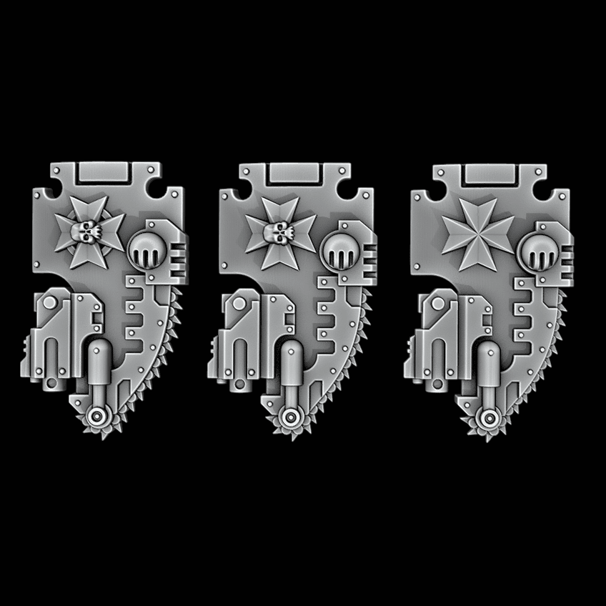 Legio Templaris - Bolter Chainshields - Set of 3 - Archies Forge