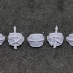 Legio Templaris Brethren Shoulder Pad Toppers - Set of 5 - Archies Forge