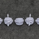 Legio Templaris Brethren Shoulder Pad Toppers - Set of 5 - Archies Forge