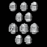 Legio Templaris Crusader Helmets - Set of 10 - Archies Forge