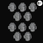 Legio Templaris Crusader Helmets - Set of 10 - Archies Forge