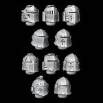 Legio Templaris Crusader Knight Helmets - Set of 10 - Archies Forge